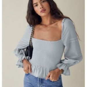 NWT Roland Top in Mineral